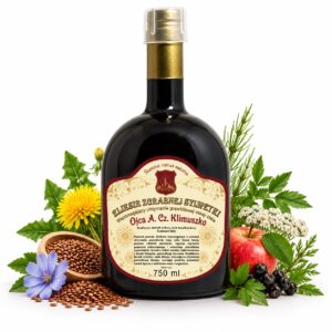 Eliksir Zgrabnej Sylwetki Ojca Klimuszko – Ziołowe Wsparcie Kontroli Wagi i Metabolizmu 750 ml