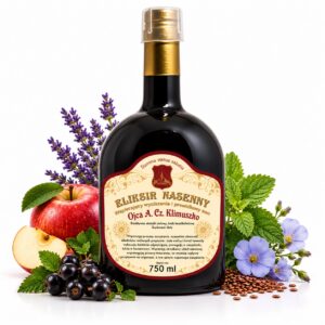 Eliksir Nasenny Ojca Klimuszko 750 ml – Ziołowy Tonik Bezalkoholowy na Spokojny Sen i Wyciszenie