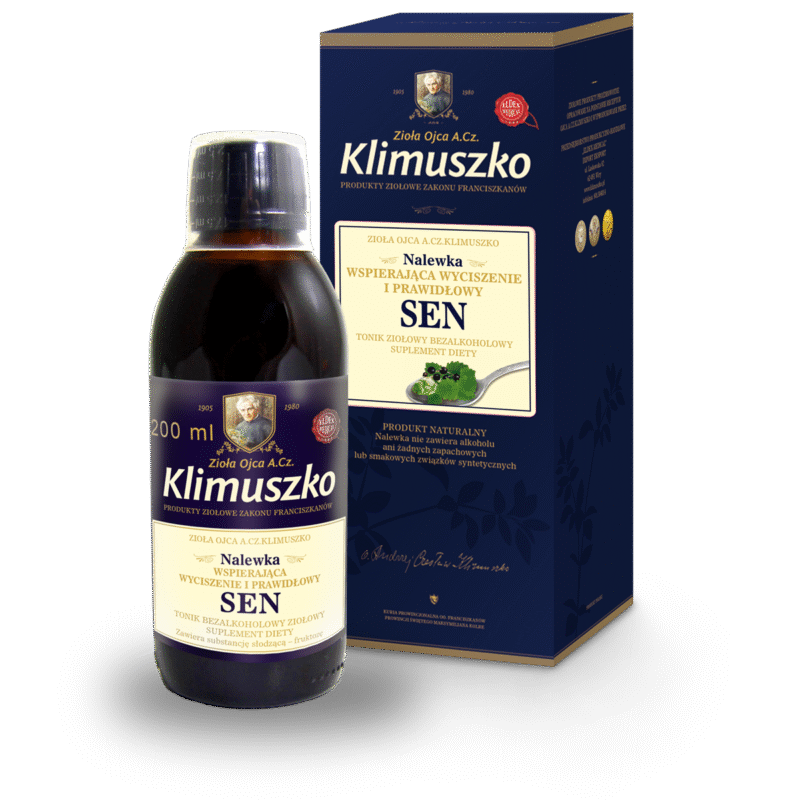 Nalewka wspierająca wyciszenie i prawidłowy sen 200ml