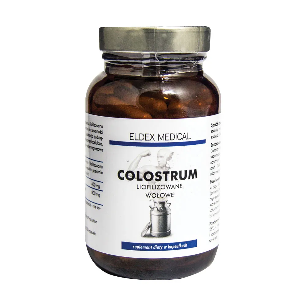 COLOSTRUM bovinum liofilizowane wołowe 105kaps. po 400mg