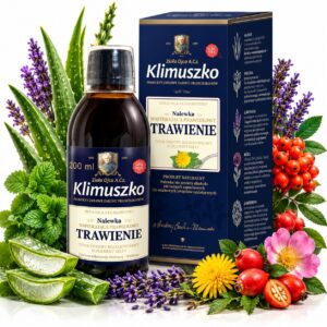 Nalewka na Trawienie – Bezalkoholowy tonik ziołowy wspierający trawienie i pracę jelit | Klimuszko 200 ml