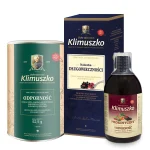 Zestaw zioła Klimuszko herbata i probiotyk Odporność nalewka Długowieczność