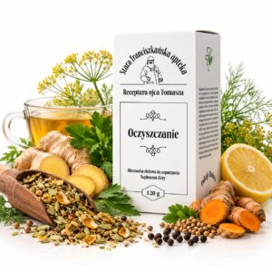 Zioła na Oczyszczanie Organizmu – Mieszanka Ziołowa Detox, Receptura Ojca Tomasza 120 g