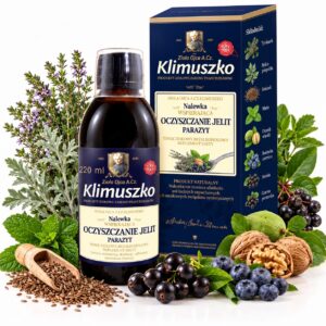 Herbis Antiparasitis – Nalewka Ziołowa na Oczyszczanie Jelit i Wsparcie Trawienia | Ojciec Klimuszko 220 ml