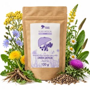 LIVER DETOX – Mieszanka ziołowa na wątrobę, wspierająca jej prawidłową pracę | ELDEX MEDICAL 120 g