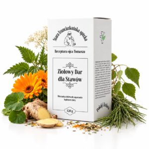 Zioła na Stawy i Kości – Ziołowy Dar dla Stawów, Receptura Ojca Tomasza 120 g