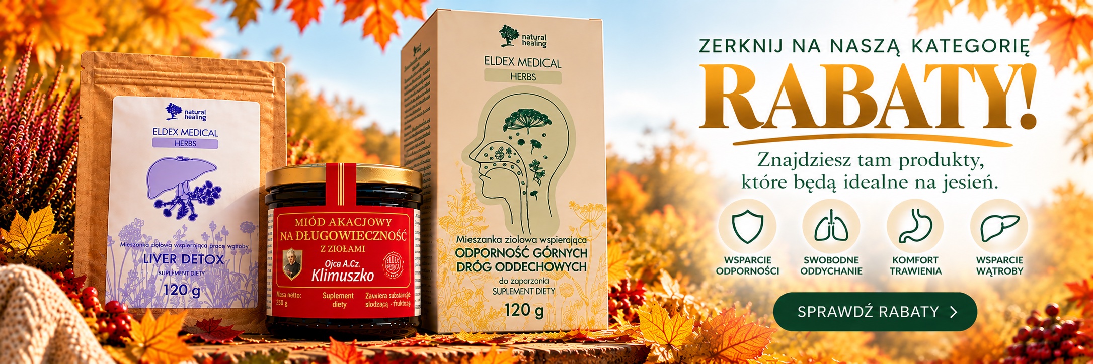 Jesienna promocja ziołowych produktów